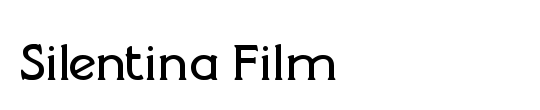 Exit font for a film