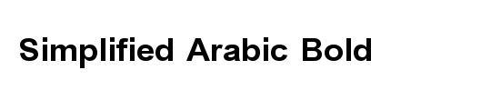 Simplified Arabic