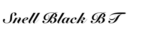 SnellRoundhand BlackScript