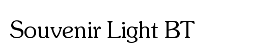 Souvenir-Light-Italic Wd
