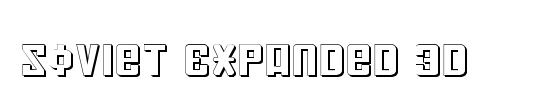 Soviet X-Expanded Italic