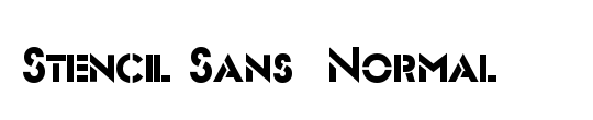 Stencil Sans-Extended