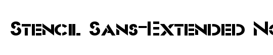 Stencil Sans-Condensed