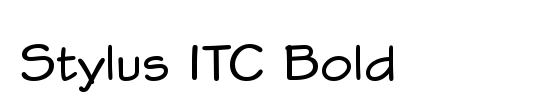 Stylus ITC Bold