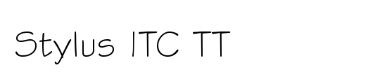 Stylus ITC Bold