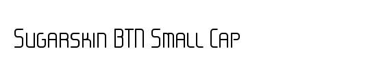 Sugarskin BTN Small Cap