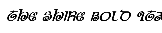 The Shire Condensed Italic