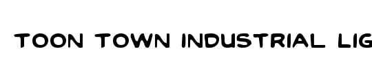 Toon Town Industrial Italic