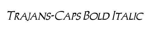 Trajans-Caps-Condensed