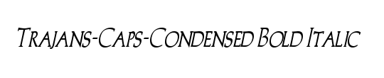 Trajans-Caps-Condensed