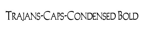 Trajans-Caps-Condensed