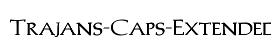 Trajans-Caps-Condensed