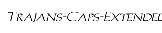 Trajans-Caps-Condensed