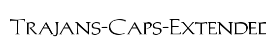 Trajans-Caps-Condensed