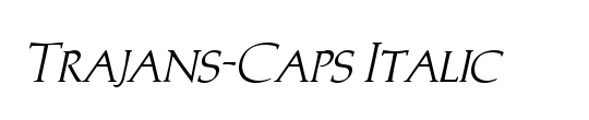 Trajans-Caps-Condensed