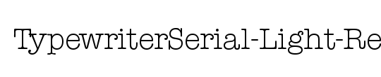 TypewriterSerial-Medium