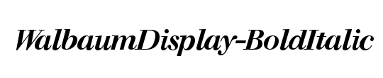 WalbaumDisplay