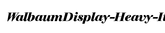 WalbaumDisplay