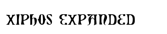 Xiphos Expanded Italic