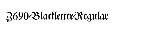 Metal Blackletter