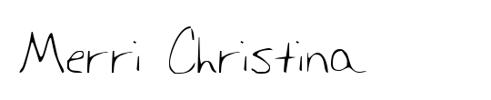 Merri Christina Italic