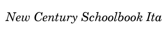 Century Schoolbook SSi