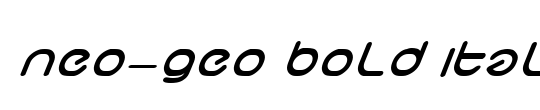 neo-geo bold italic