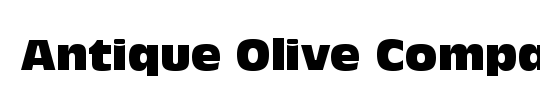 Antique Olive Std Compact