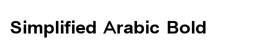 Simplified Arabic Fixed