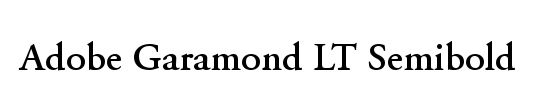 Adobe Garamond Pro