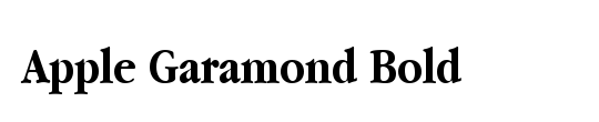 Apple Garamond Light