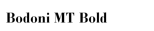 Bodoni BdCn BT