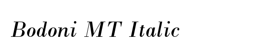 Bodoni SSi