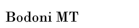 Bodoni Svntytwo ITC Std