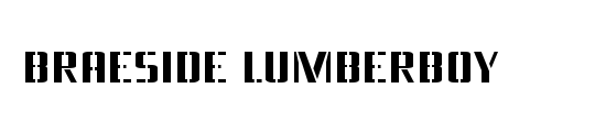 Braeside Lumberboy