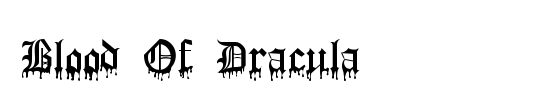 Blood Of DraculaSW