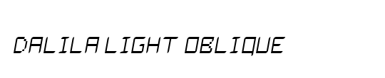 Dalila Light Oblique