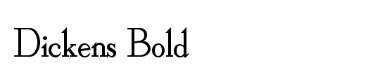 Dickens Bold Italic