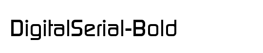 DigitalSerial-Xbold