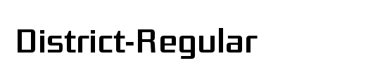 District-RegularItalic