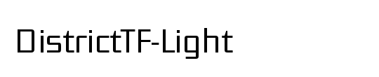 DistrictTF-LightItalic