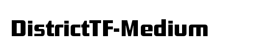 DistrictTF-MediumItalic