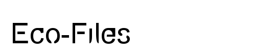 Eco-Files Italic