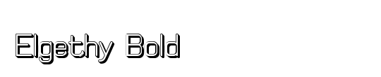 Elgethy Bold Condensed