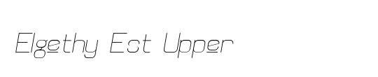 Elgethy Upper Bold