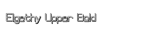 Elgethy Upper Bold Condensed