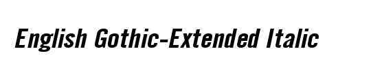 Gothic-Extended