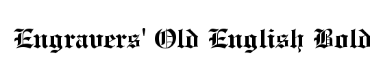 Old English Wd Bold