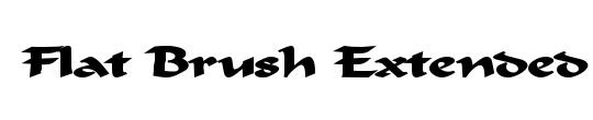 Flat Brush Condensed