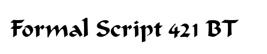 Formal Script 421